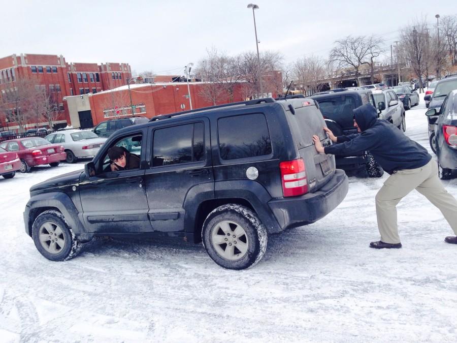 Scenes like this were a big part of snow days for many Mount Carmel students 
