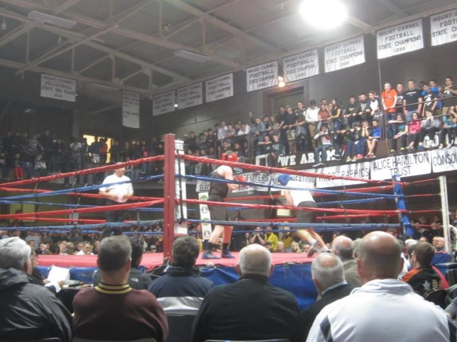 Standing room only crowd cheers three-time Fight Night winners