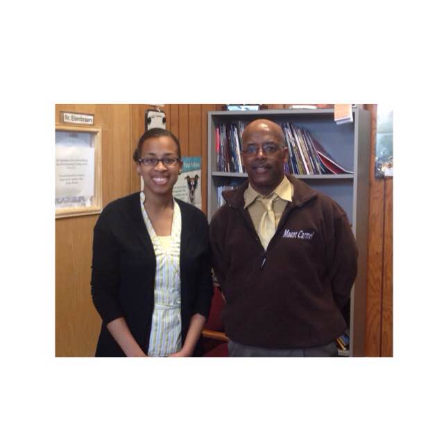 Mr. Gawaine Perkins and Mrs. Shanta McKay-Wheeler are the Mount Carmel faculty moderators of R.O.O.T.S.