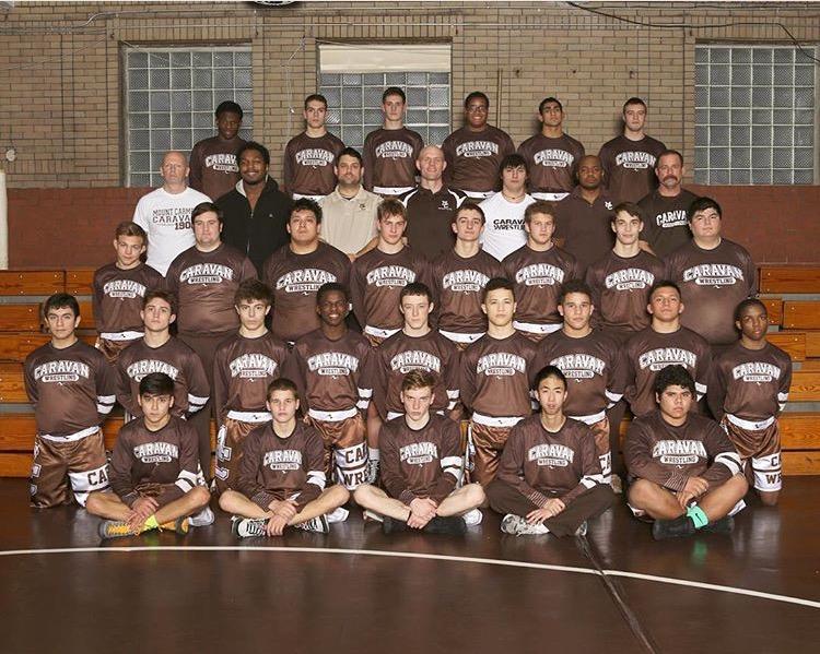 The Mount Carmel Wrestling Team finished third in state competition this year.