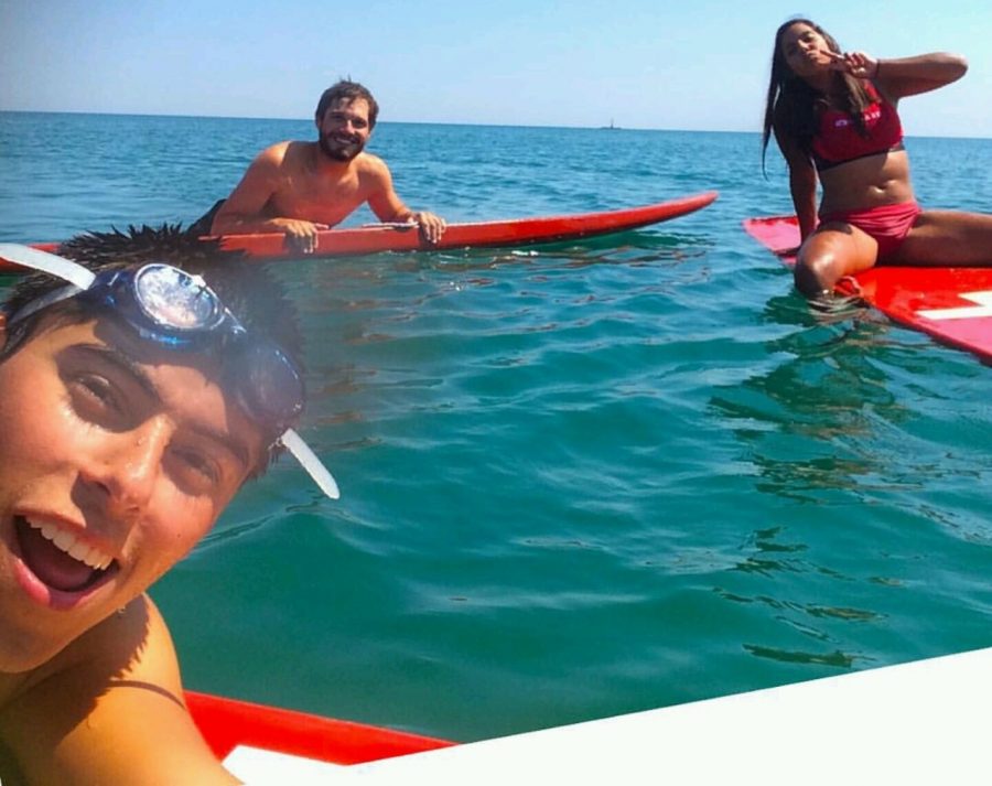 Senior Javier Correa feels he has the "ideal" summer job as a lifeguard in Whiting, Indiana. (Photo taken by Javier Correa)
