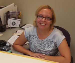 Mrs. Rebecca Kohn brings a friendly new face to Mount Carmels Advancement Office.