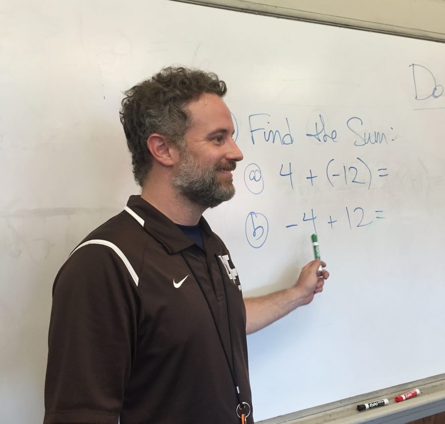 Mr. Gleeson will teach Algebra and Geometry to Mount Carmel students