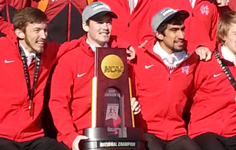 Dan OKeefe (MC 14) was part of North Central Colleges 17th Division  III cross- country title. 