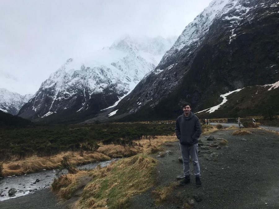 After five weeks in Japan, freshman Edison Berisha also traveled in New Zealand. 