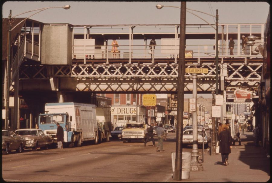 63rd Street El, 1973. This file was provided to Wikimedia Commons by the National Archives and Records Administration as part of a cooperation project. 