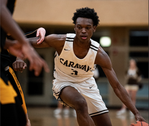 Jadyn Benson and his Caravan teammates will battle the St. Laurence Vikings in an IHSA Regional Semifinal game on Wednesday, March 4. 