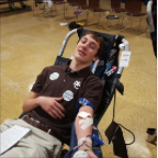 Mount Carmel students, including former graduate Ryan Noonan,  have been supporting the annual blood drives for many years.