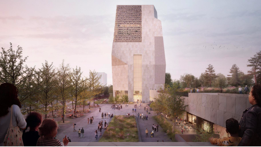 Design rendering of the Obama Presidential Center (courtesy of The Obama Foundation)