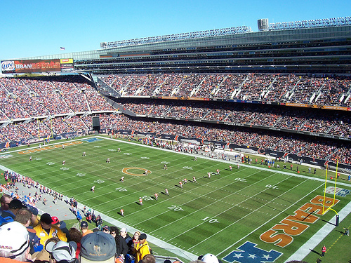 Solider Field(2006) Kickoff Chicago Bears vs San Francisco 49ers