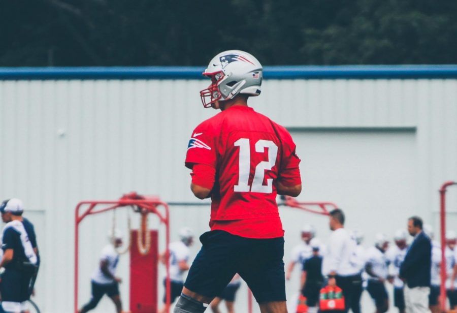 Tom Brady, shown at his last practice as a member of the Patriots, will appear in his tenth Super Bowl.