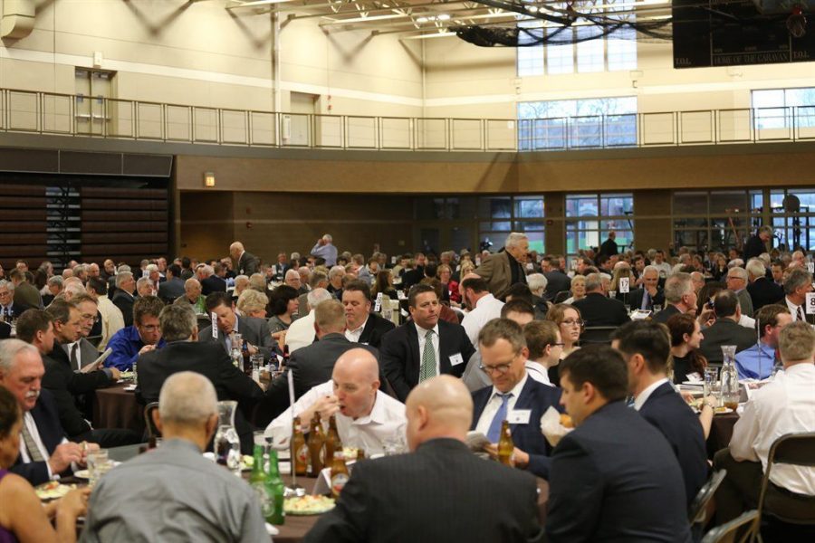 MC+alums+have+many+gatherings+including+luncheons+at+MC.+Among+the+many+loyal+alums+of+Mount+Carmel+is+Jack+Clancy+38.