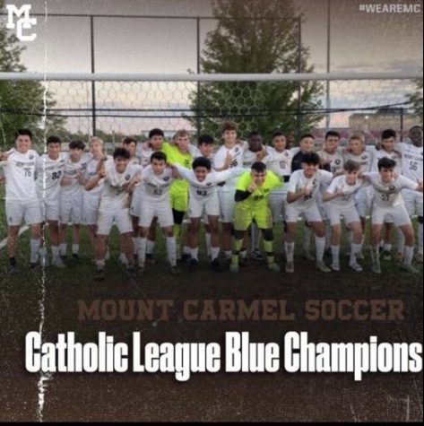 Your 2021 Catholic League champion Caravan soccer team is all smiles after the big win.