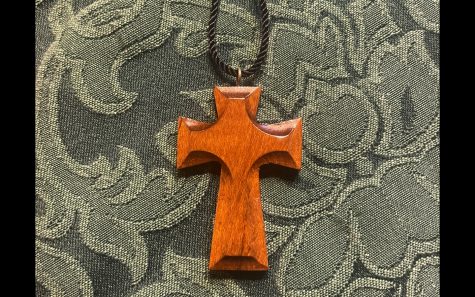 The Kairos cross that every person got when they came back from Kairos. 