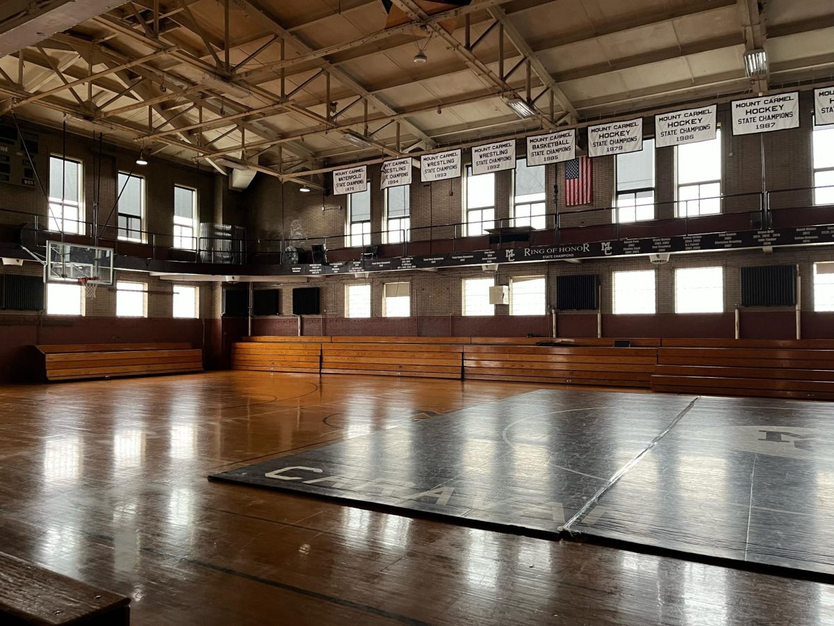 The Alumni Gym has hosted much of Mt. Carmel’s legendary history. 
