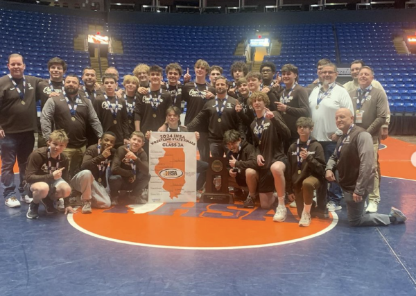 The Caravan wrestling team finished with a dominant win over Yorkville for another state title.



