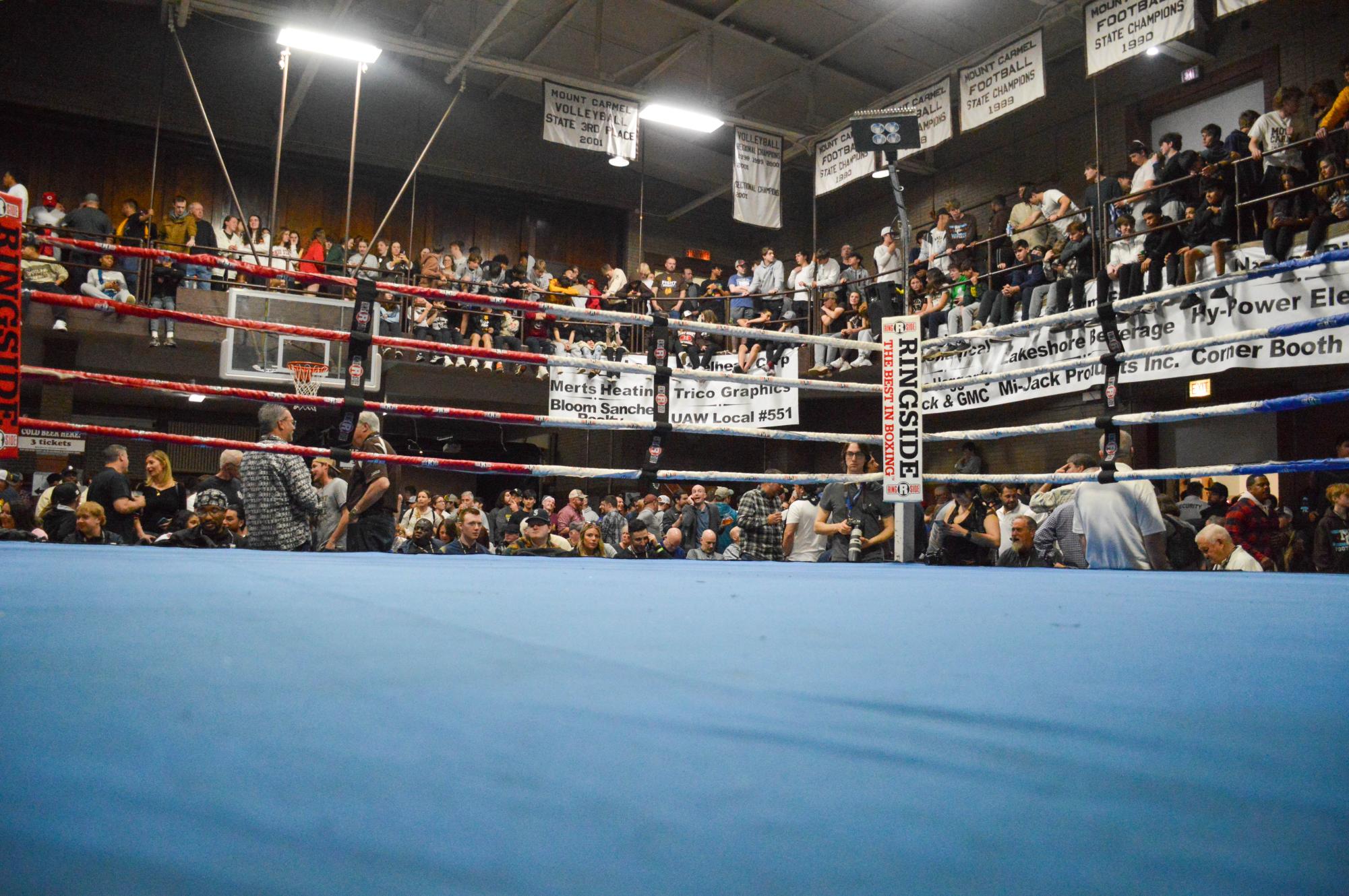 Every Fight Night, the MC community packs the Alumni Gym for this big night.