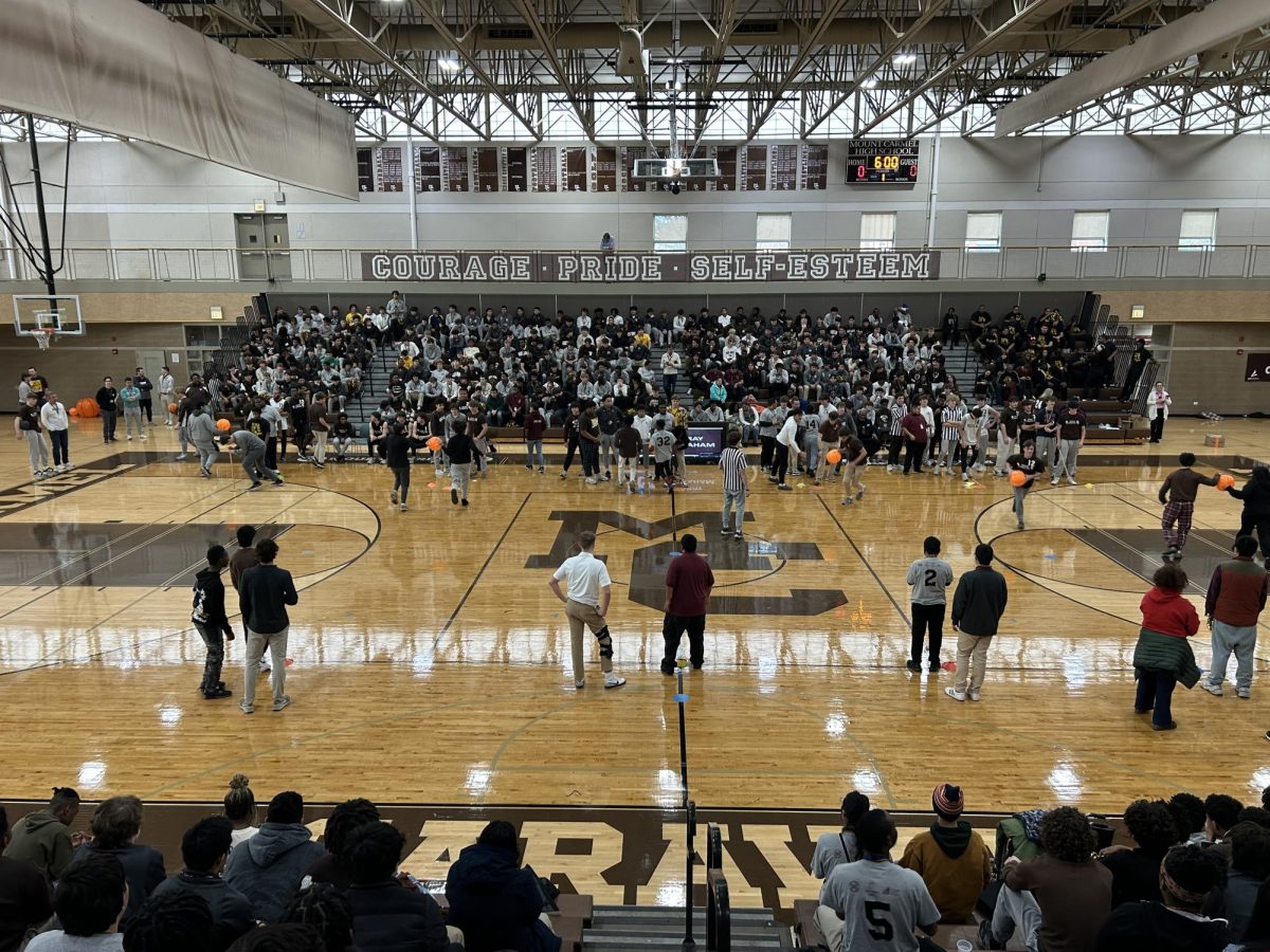 A relay race was part of the festivities with the Ray Graham Center on December 6, 2024.