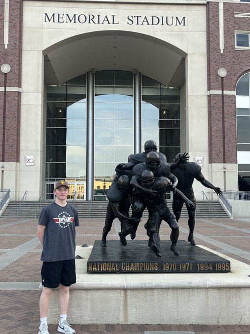 During my first visit to the University of Nebraska-Lincoln, I stopped at Memorial Stadium, home of Cornhusker football.