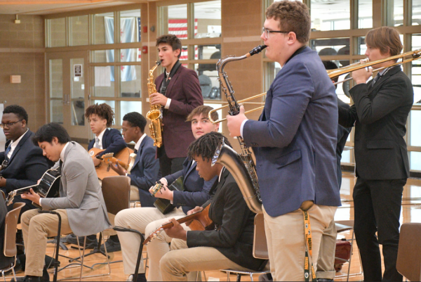 MC students play at the All Saints Day Mass on November 1, 2024. 


