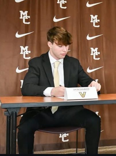 MC senior Jack Elliott officially committed to Vanderbilt University on National Signing Day.